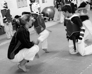 Kids Taekwondo Training
