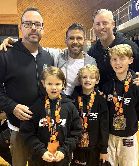 Big Chunkie Medals at the Grappling Industries Comp