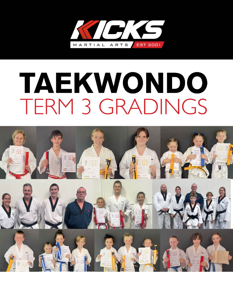 🥋 Taekwondo Grading – Congratulations Everyone! 🥋