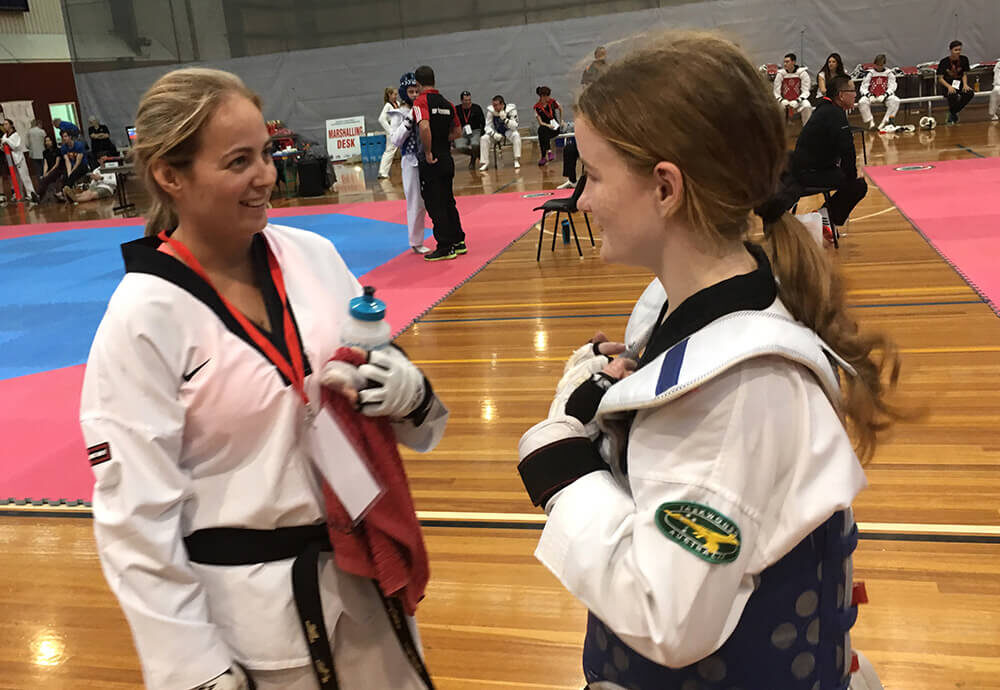 Taekwondo comp