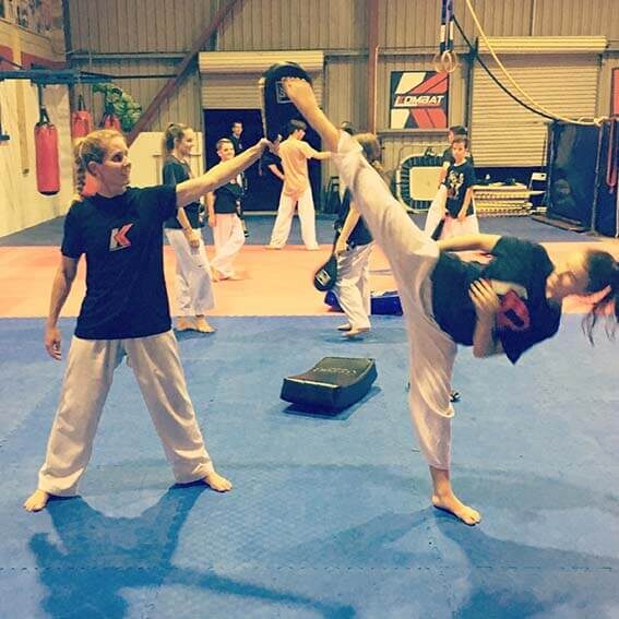 kicking